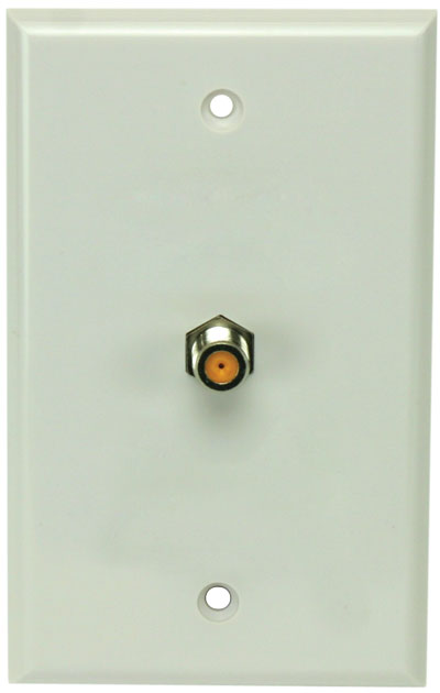 DIRECTV Approved White Wall Plate