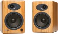 Audioengine A5+N Natural Bamboo Premium Powered Bookshelf Speakers