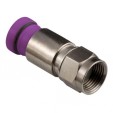 Thomas & Betts SNS1P6QS Snap-N-Seal RG6 Quad F Connectors (Bag of 50)